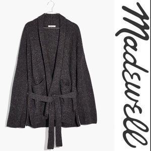 Madewell Donegal Tie Waist Cardigan Sweater XS